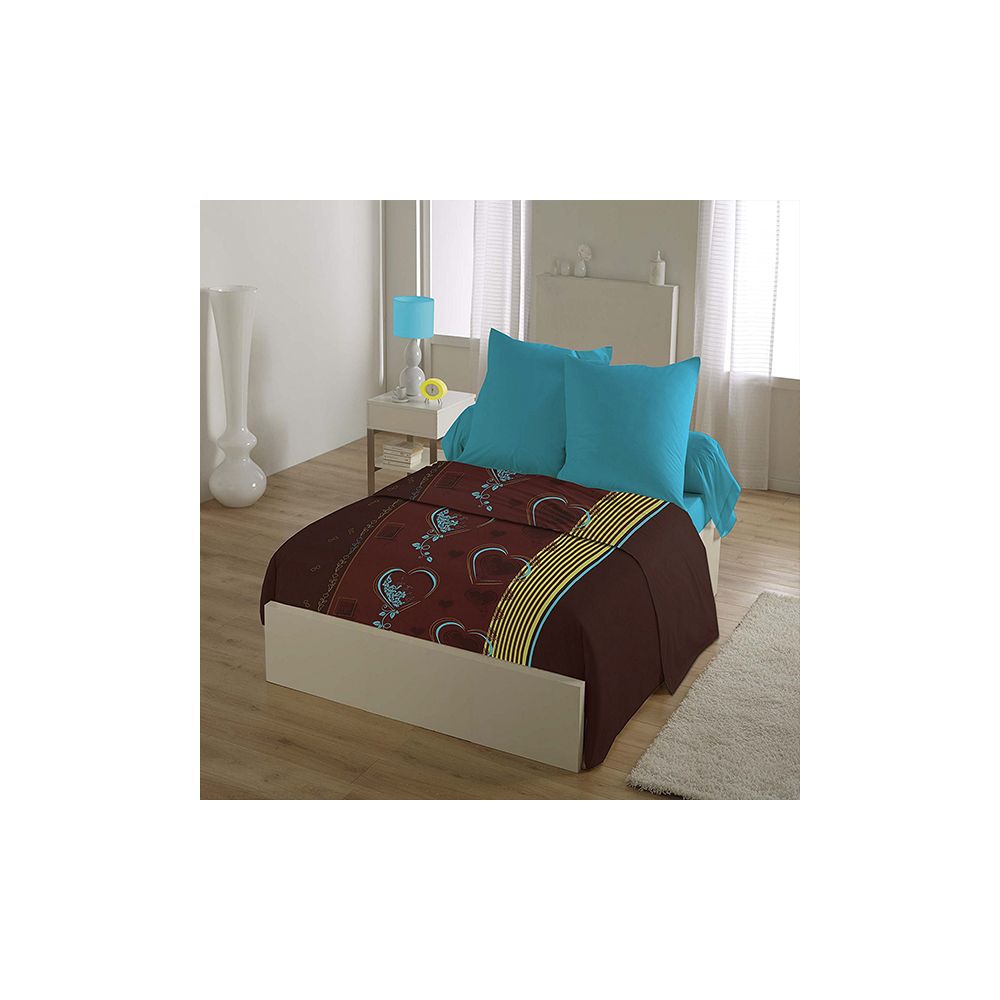 Housse de couette - Parure drap house microfibre 240x300 ...