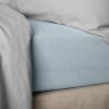 Drap housse 160x200 cm Percale Pearl Blue