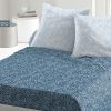 Parure de drap coton 240x300 cm Indara Bleu