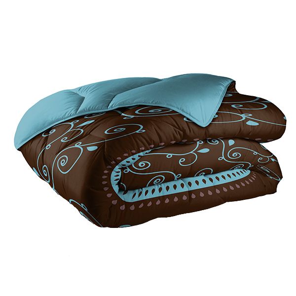 Couette 220x240 cm 400 gr/m² Cacao Barry Turquoise