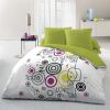 Parure de couette microfibre 220x240 cm SMS Texto