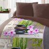 Parure de couette microfibre 220x240 cm Zen Boudha