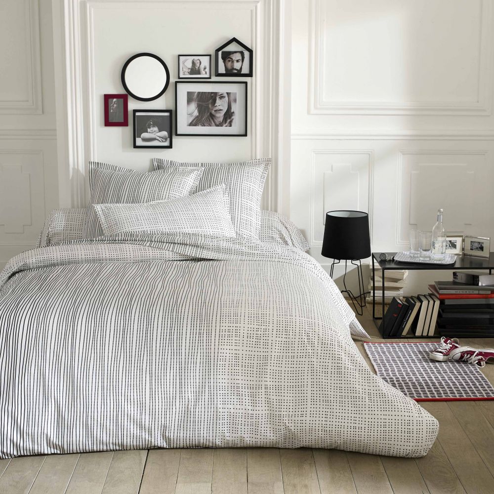 Housse de couette - Parure de couette coton Karl 240x260 ...