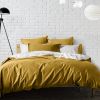 Housse de couette 100% Percale de Coton Caramel