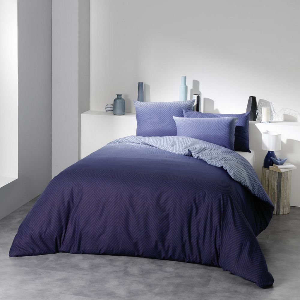 Taie d'oreiller 63x63 cm Percale de Coton Ciruela - Housse De Rêve