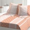 Parure de drap 100% Coton 57 fils Ethnora Mandarine 240x300