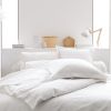 Housse de couette 100% Coton 57 fils Blanc 140x200