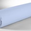 Drap housse 100% Coton 57 fils Bleu Clair 140x190