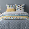 Parure de couette 220x240 100% Percale de Coton 75 fils Odillon