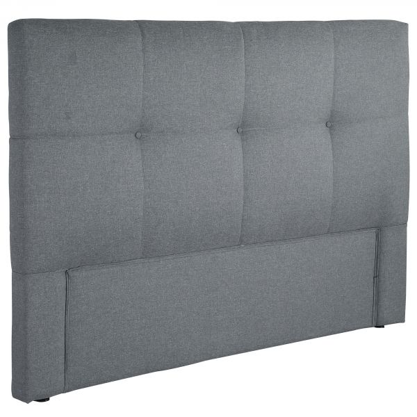 Tête de lit 140 Occara Tissu Bois 140x118x8