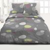 Parure housse de couette Galet microfibre