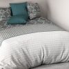 Housse de couette 100% Coton Faya et taie d'oreiller