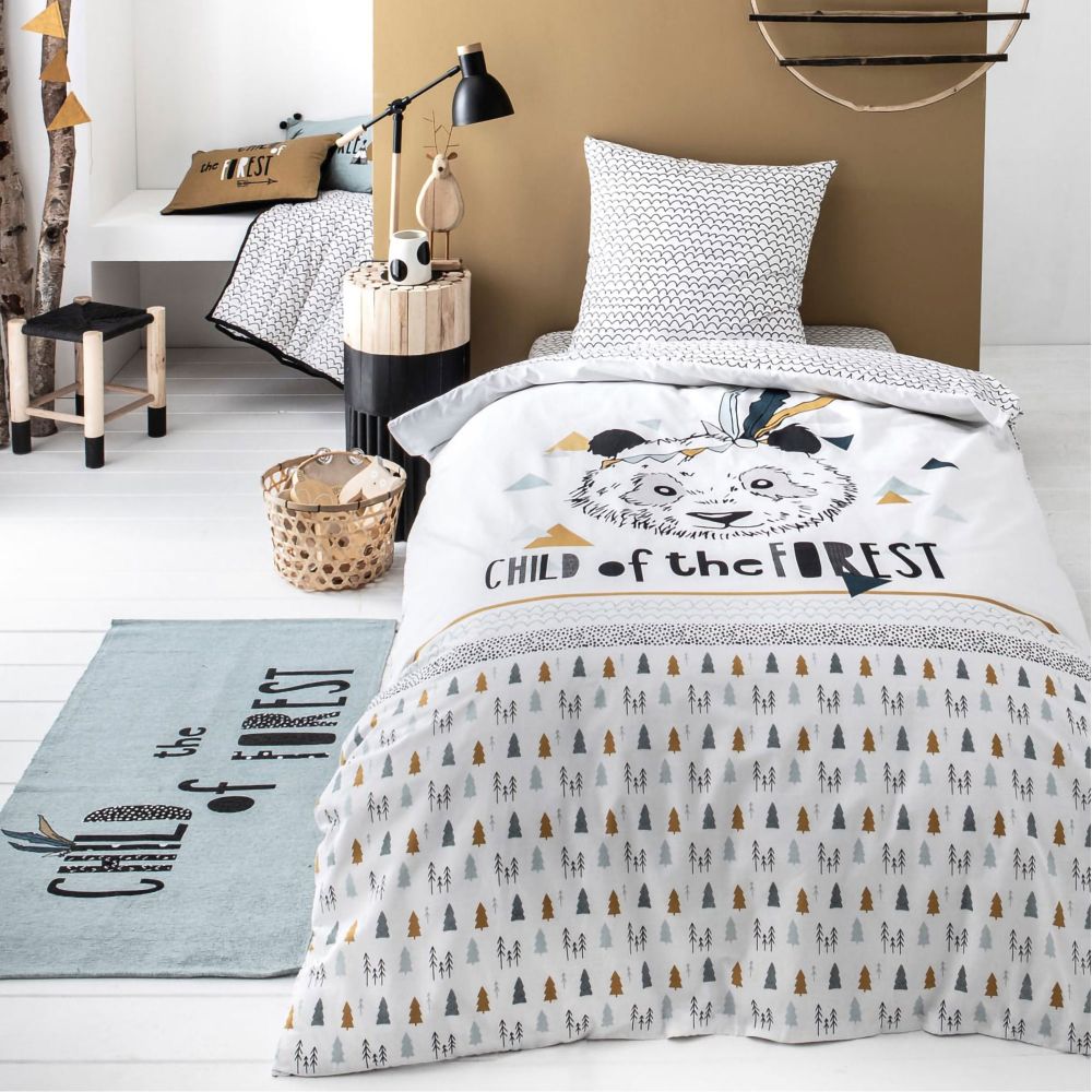 Parure de Lit 5 Pièces pour Lit Bébé 70 x 140 cm Tour de lit Couette 100 x  135 cm Oreiller Hiboux gris Coeurs Owls Enfant - Cdiscount Puériculture &  Eveil bébé