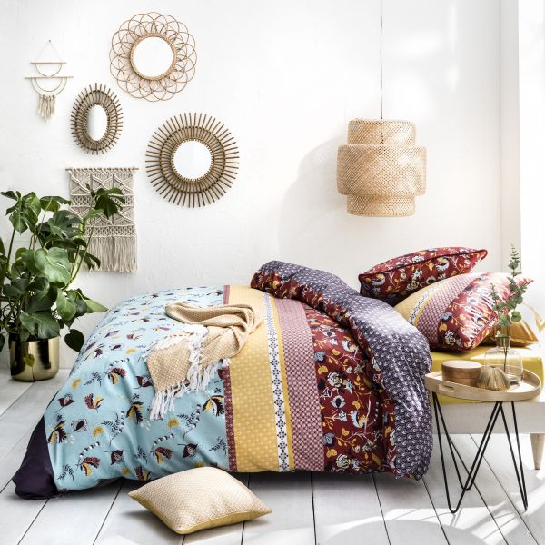 Parure de couette 220x240 cm 100% Coton 57 fils Liza
