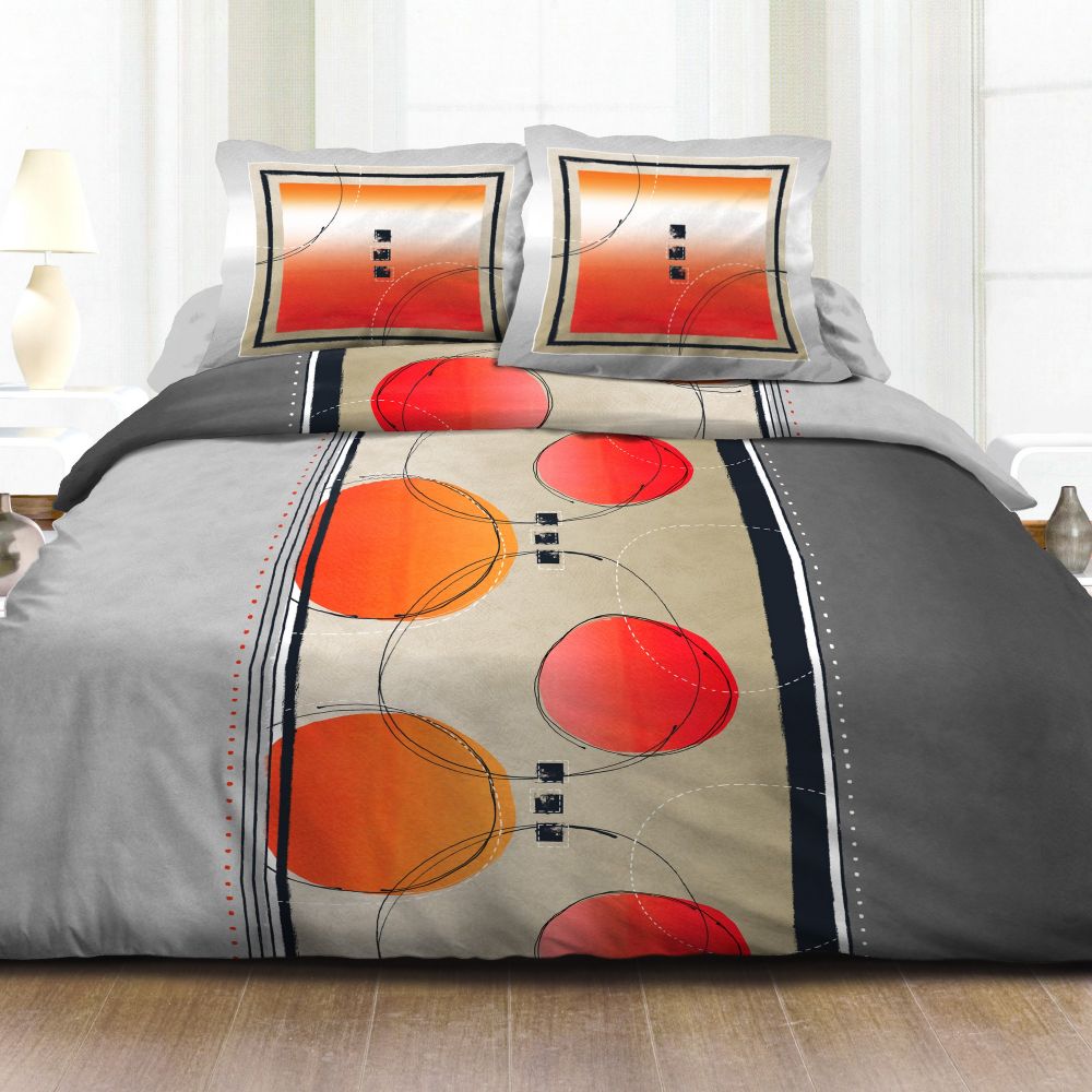 Housse de couette Parure de lit 240x260 cm Coton Darc
