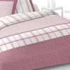 Parure de couette 220x240 cm 100% Coton 52 fils Lana Rose