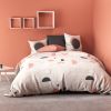 Parure de lit - Housse de couette 100% Coton 57 fils Hawa Pink