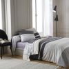 Parure de lit - Housse de couette Coton Tencel Jeff Gris