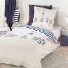 Housse de couette et taie d'oreiller 100% coton bio Air