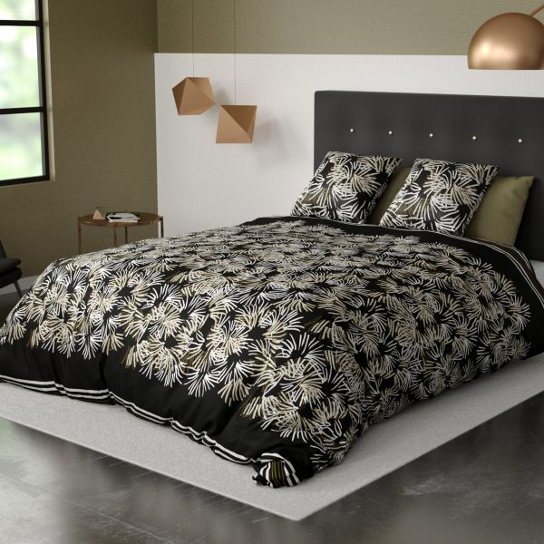 Housse de couette et taie d'oreiller 100% coton Pamca