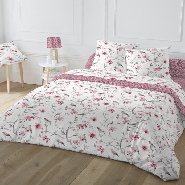 Housse de couette 220x240 cm + 2x taies d'oreiller 63x63 cm Coton Sako