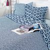 Housse de couette 220x240 cm + 2x taies d'oreiller 63x63 cm Coton Vague