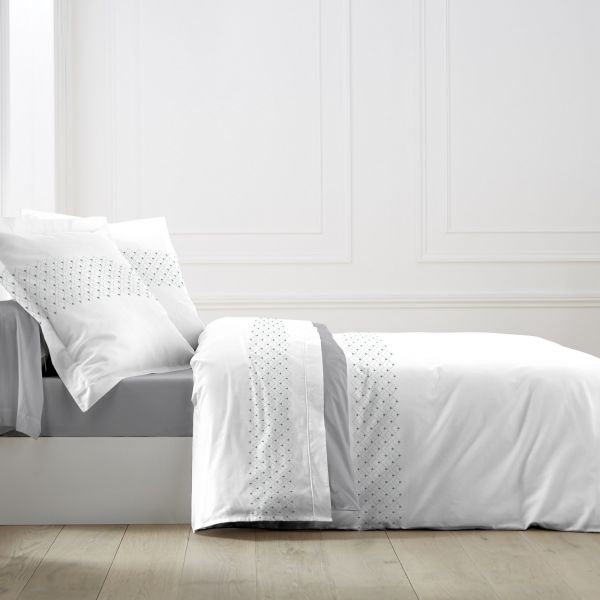 Housse de couette et taie d'oreiller 100% Coton 57 fils Bake