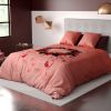 Housse de couette et taie d'oreiller 100% Coton 47 fils Cancan Dream