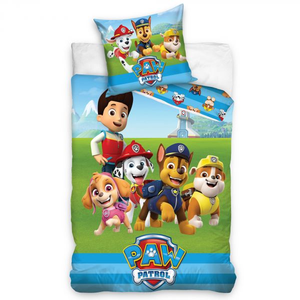 Parure de lit enfant Pat Patrouille - La Team 2 100% coton 140x200 cm