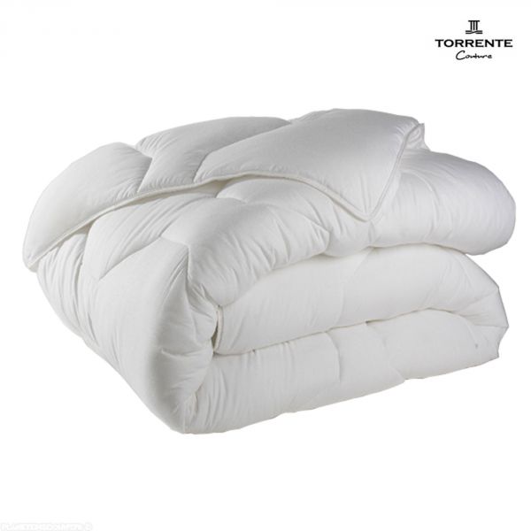 Couette toutes saisons Torrente 140x200 cm 450 gr/m² Blanc