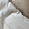 Parure de lit housse de couette avec taies d'oreiller 100% Coton Tencel 57 fils Plage