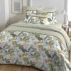 Housse de couette 240x260 + 2 taies d'oreiller 63x63 cm Coton Madinana Green