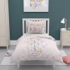 Housse de couette 140x200 + 1 taie d'oreiller 63x63 Coton Bio Marelle