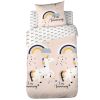 Housse de couette 140x200 + 1 taie d'oreiller 63x63 Coton Bio Celeste