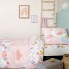 Housse de couette 140x200 + 1 taie d'oreiller 63x63 Coton Clara