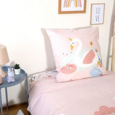 Parure De Lit 140x190 CÔTE DECO Parure De Lit Enfant 140x200cm - Housse De Couette Taie Oreiller 63x63cm, Motif Biche Rose/Bleu, Microfibre Douce Set Lit Reversible Rose Bleu Parure De Lit 140x190 CÔTE DECO Parure De Lit Enfant 140x200cm - Housse De Couette Taie Oreiller 63x63cm, Motif Biche Rose/Bleu, Microfibre Douce Set Lit Reversible Rose Bleu