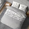 Housse de couette 140x200 + 1 taie d'oreiller 63x63 Coton Geek