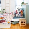 Housse de couette 220x240 + 2 taies d'oreiller 63x63 Coton Matty