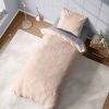 Housse de couette 140x200 + 1 taie d'oreiller 63x63 Coton Shyne