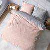 Housse de couette 240x260 + 2 taies d'oreiller 63x63 Coton Shyne