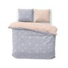 Housse de couette 240x260 + 2 taies d'oreiller 63x63 Coton Shyne