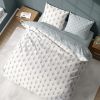 Housse de couette 240x260 + 2 taies d'oreiller 63x63 Microfibre Paonty