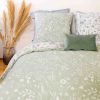 Housse de couette 220x240 + 2 taies d'oreiller 63x63 Satin de Coton Bio Susie