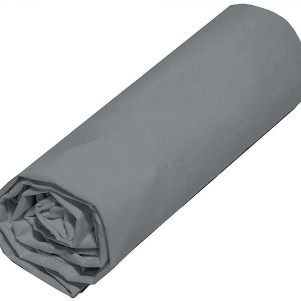 Drap housse 140x190 +23 cm Microfibre Anthracite