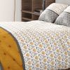 Housse de couette 140x200 cm + 1 taie d'oreiller 63x63 cm Coton Gaya