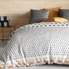 Housse de couette 220x240 cm + 2 taies d'oreiller 65x65 cm Coton Loya