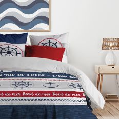 Wanjv Housse De Couette 240 X 260 Drapeau Américain Avec 2 Taies D