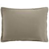 Taie d'oreiller 50x70 cm rectangle Satin de Coton Sable