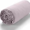 Drap housse 160x200 +30 cm Satin de Coton Tourterelle