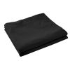 Drap plat 240x300 Satin de Coton Noir